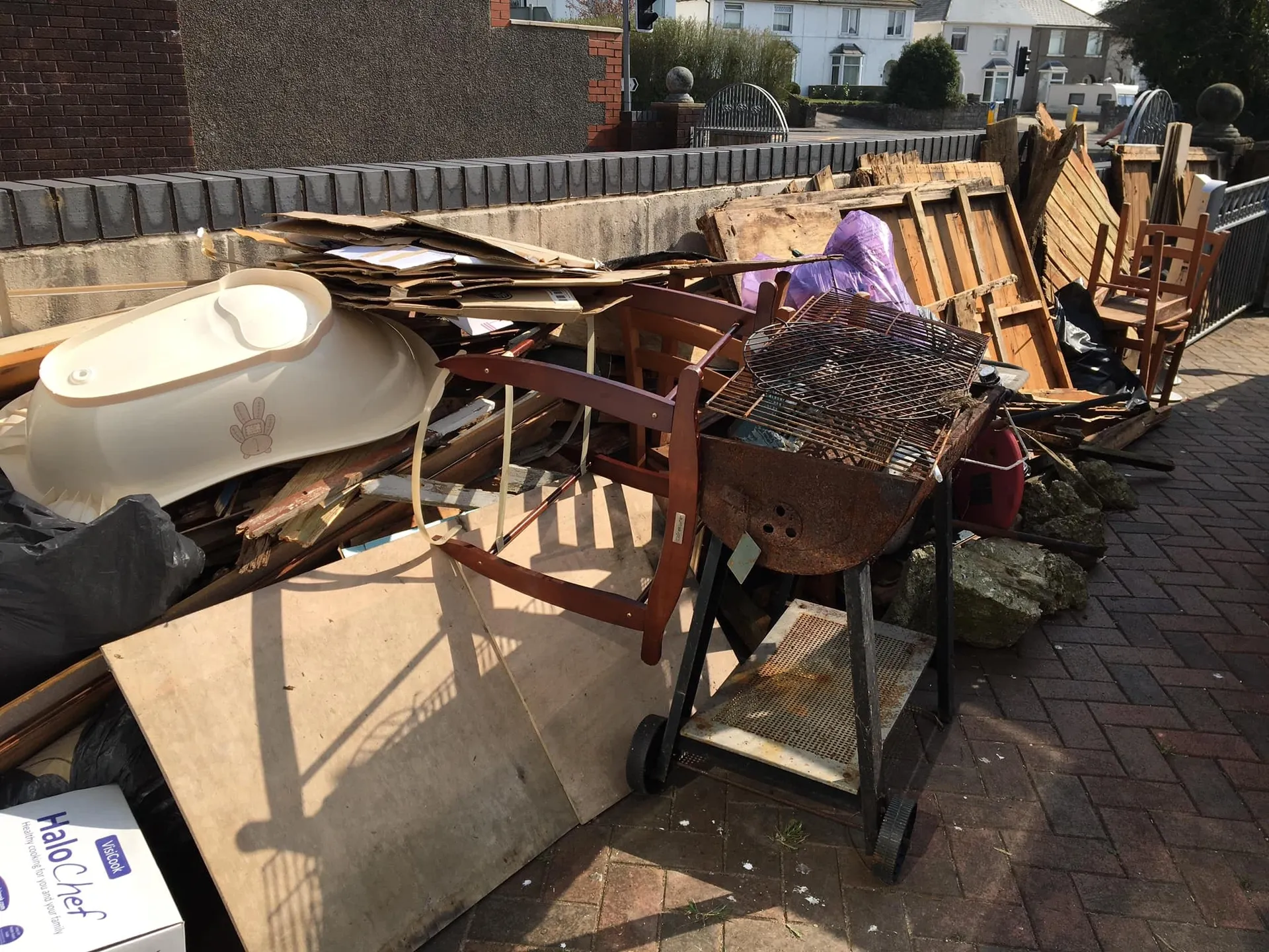 a photo of a barbeque and junk in Neath, Port Talbot, and Swansea