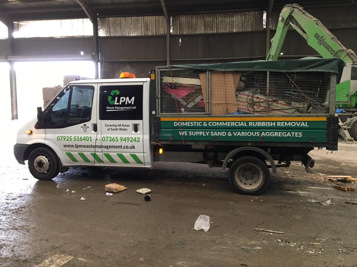 Industrial waste clearance services
